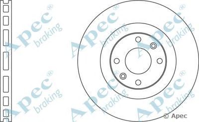 APEC BRAKING dsk970 -  Тормозной диск